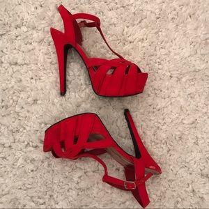 Red Qupid Stiletto Heels